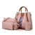Import PU Leather Shoulder Messenger Handbags Tote Bag 4pcs/Set Women Composite Hand Bags from China