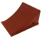 PU Wheel Chock With Rope For Easy Removal, Helps Keep Your Trailer or RV In Place -Yellow