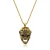 Import Punk fashion Mens Stainless Steel Casting silver golden Skull Pendant Wholesale jewelry from China