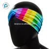 PURE Running Fitness Outdoor Custom Gym Sublimation Wholesale Sports Compression Yoga Rainbow Women Knot Twist Headband