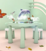 Purorigin China hot selling 2020 new design AR interaction kids table study building blocks table