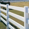 PVC Horse Rail Fence / PVC Post and Rail Fence