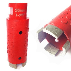 RAIZI 25mm 35mm dry diamond core drill bits for granite with electroplated side protection