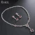 Import RAKOL Dubai Wedding Jewelry Set Big Tears Drop Pendant Fancy Drop CZ zircon necklace Set S104 from China