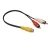 Import RCA Y Splitter RCA Female to Dual RCA Male Y Splitter Cable 25cm from China
