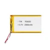rechargeable 705055 3.7v 2300mah lithium polymer  li-ion battery 3.7v 2300mah lithium battery