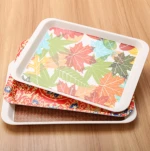 Rectangular plastic charger plate wholesale dish plates