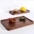 Import Rectangular Walnut Wood Coffee Serving Tray Food Wooden Trays from China