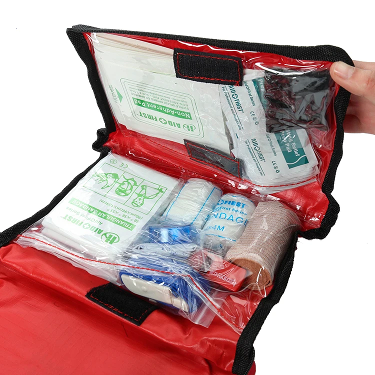 RED bag Fashionable Medical First Aid Kit