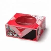 Red Slide Paper Box For Packaging  Mooncake With Comparent
