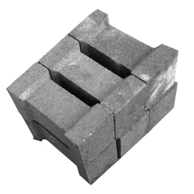 Refractory kiln furniture SiC ceramic pillar silicon carbide support block