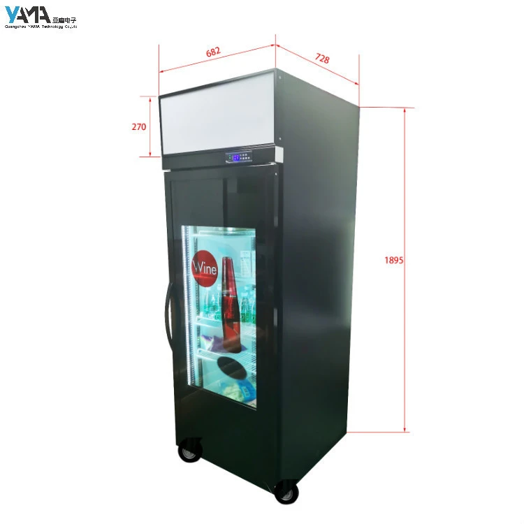 refrigerators interactive touch WIFI transparent LCD Display fridge refrigerator