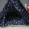 Relipet RL-PD130  wood Cat House fold cat tent Pet Teepee