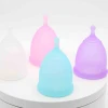 Reusable Custom Size Medical 100% Silicone Girls Menstrual Cup Collapsible