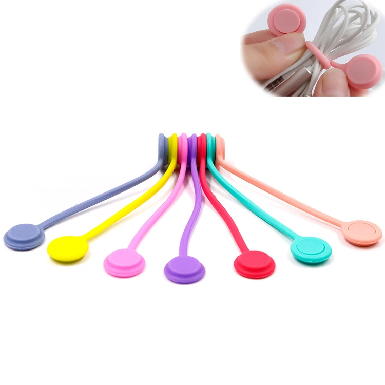 Reusable earphones silicone usb management wire cord cable protector winder