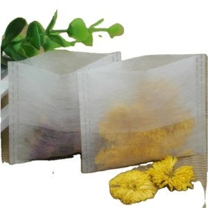 reusable empty Biodegradable Folding Corn Fiber white bath tea bags for loose tea