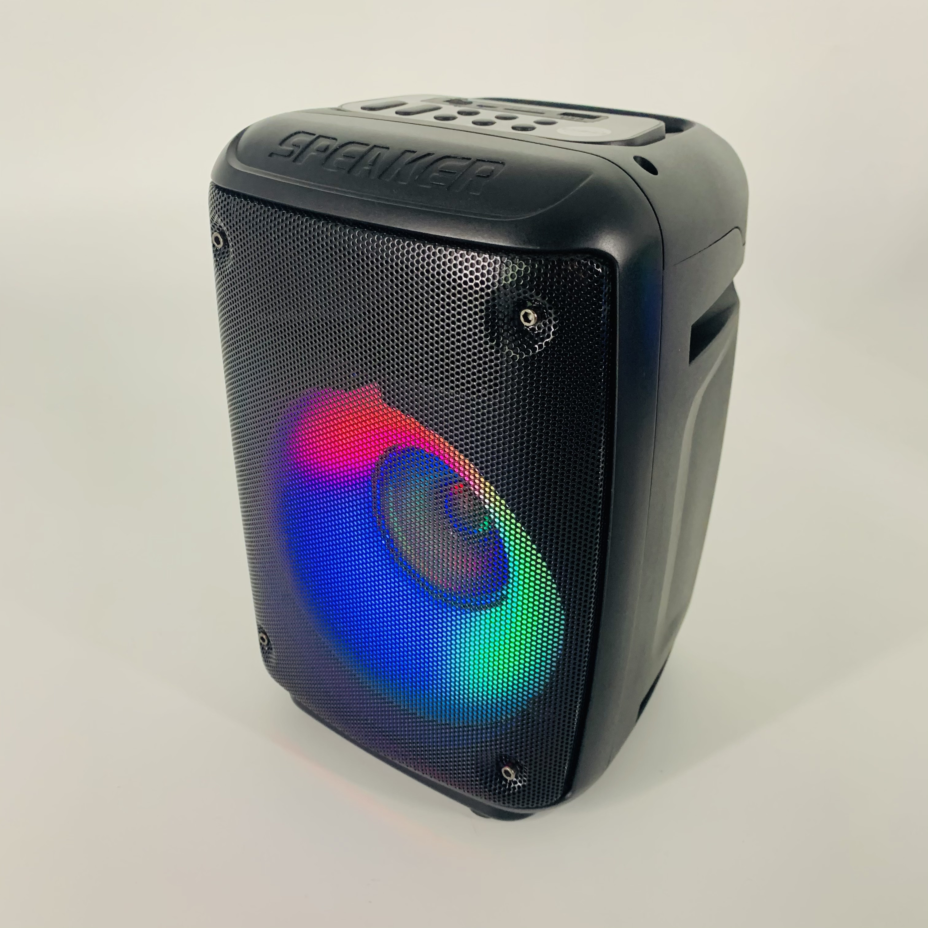 Buy Rgb Music Sound Box Speaker Led Light Portable Wireless Speakers ...