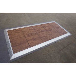 RK portable led dancing floor  outdoor wooden look dance floor used  for sale/party/trade show