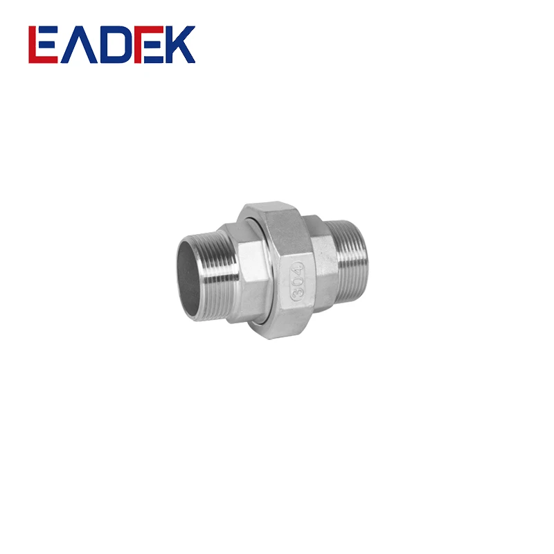 RTS Connector 304 BSP NPT G BSPT Thread Casting Pipe Fittings Male Union