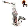 Saxophone, Silver polish with Hard case Rose Musicals ROSE22 Alto
