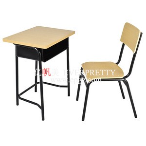 School student furniture cheap price study table and chair set data entry work home