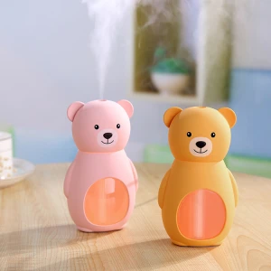 Sell Animal Shape Bear humidifier 160ml aromatherapy diffuser essential oil bedside lamp for kids