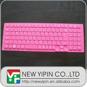 Silicone laptop keyboard cover, silicone rubber keyboard case,waterproof and dustproof keyboard quiet cover