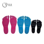 Silicone Material Sticky Soles Water Shoes Feet Pad, Barefoot Beach Insoles On Shoe Sole