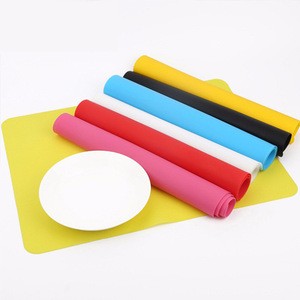 Silicone Placemat Plate FDA Bar Table Mat High Temperature Baking Oven Insulation Mat Food Waterproof Home Kitchen Pad