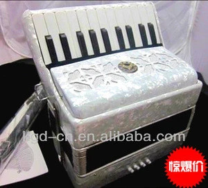silver Accordion 22K 8BS,diatonic button accordion