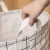 Import Simple lattice storage bucket folding laundry fabric dirty clothes storage basket storage box household debris baskets from China