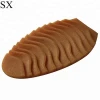 Single color wave pattern crepe pure rubber material sheet outsoles
