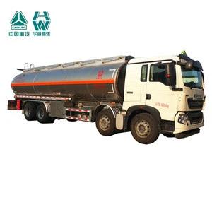 SINOTRUK HOWO 8x4 30cbm aluminium tank tanker truck