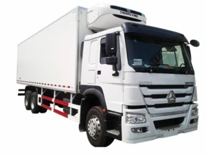 Sinotruk howo refrigerated truck 6x4 for sale