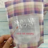 Skin Care Mylar Cosmetic silver gold Foil Facial makeup tools packing spout Bag  Packaging Pouch
