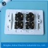 Slimline electric wall switch removable cover switch