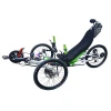 Small Touring Aluminum Alloy Frame 20 Inch Wheel  Fully Folding Recumbent Trike Foldable Bicycle