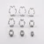Import Snowflake stainless steel cake mold set of 9 DIY cookie shape cake shape from China