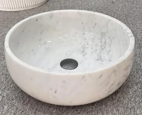 Snowflake White countertop sink, bathroom vanity basin polished surface Above Counter Basin customized mass factory price