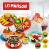 Soft Handmade DIY Plasticine Educational Toy Variety Food Playdough Gift Plasticine Set With Mould