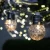 Import Solar Power Glass Hanging Lamp Ball String Light Garden Landscape Tree Hanging Holiday Light 10pcs from China