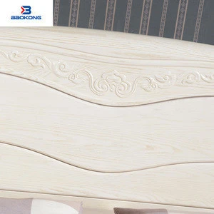 solid ash wood bedroom furniture set double bed