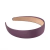 Solid Color Satin Headband 2.8CM Wide Women Hairband 100% Polyester Fabric Hair Accessories