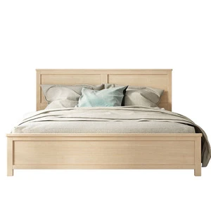 Solid wood queen size beds bed room furniture bedroom set