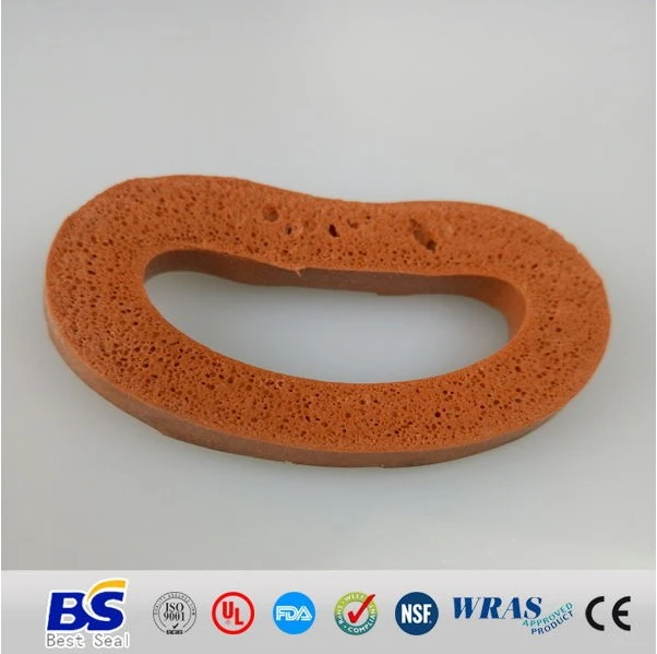 Soundproofing heat resistant rubber sponge foam tube