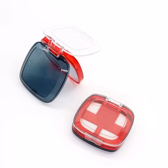 Fashion Square Compact Powder Case with Mirror New Powder Packaging
