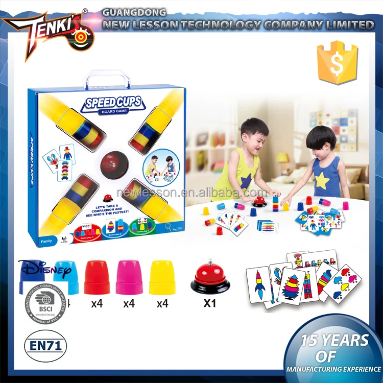Speed Cups training reaction children educational toy set