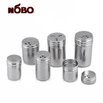 Spice jars wholesale salt pepper shaker stainless steel Spice Bottle