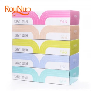 Splendid box facial tissue  100 sheets 2 ply scented facial  tissue paper