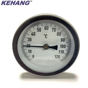 stainless steel bimetal industry hot water thermometer boiler temperature instruments